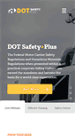 Mobile Screenshot of dotsafetyplus.com